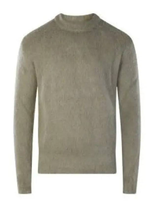 Texture Crew Neck Knit Top Taupe - AMI - BALAAN 2