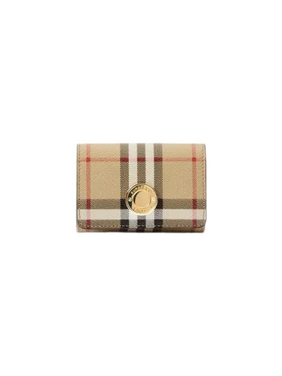 Check Detachable Chain Strap Wallet Archive Beige - BURBERRY - BALAAN 2