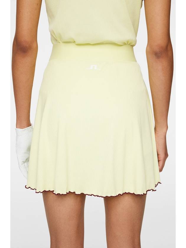 Women's Anja Skirt Lime Yellow - J.LINDEBERG - BALAAN 3