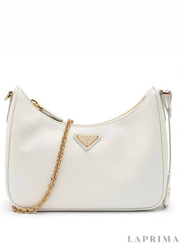 Re-Edition Saffiano Shoulder Bag White - PRADA - 2