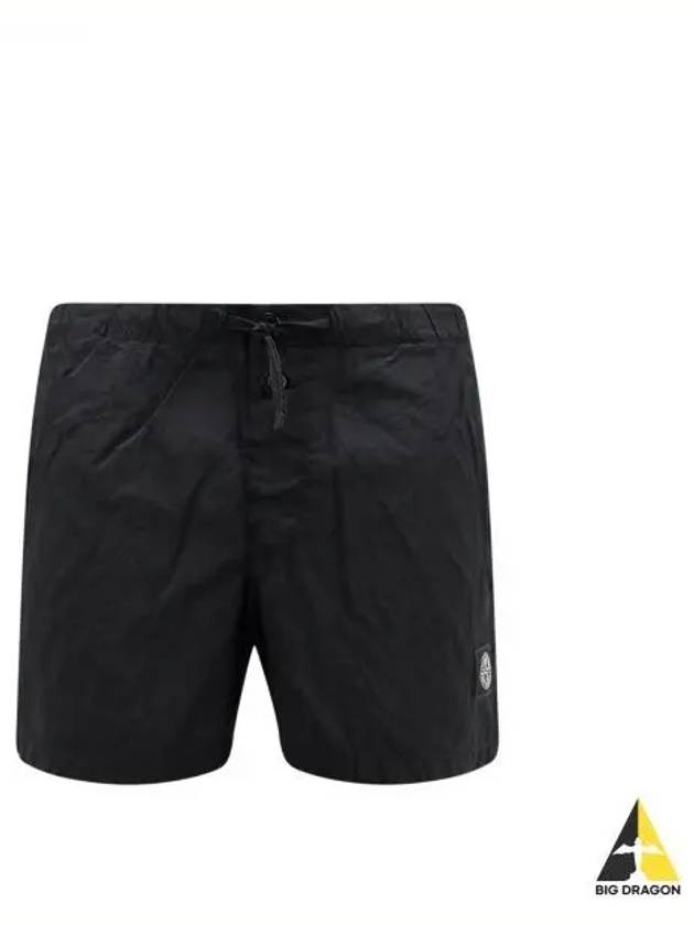 Swimming Nylon Trunk Shorts Black - STONE ISLAND - BALAAN 2