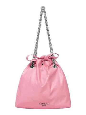 Women's Crush Small Tote Bag Pink - BALENCIAGA - BALAAN 1