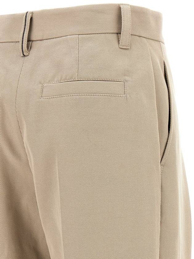 Brunello Cucinelli Canvas Pants - BRUNELLO CUCINELLI - BALAAN 4