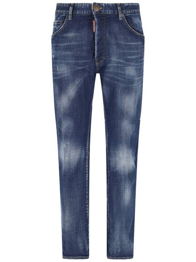 Denim Straight Pants S74LB1381 S30664470 BLUE - DSQUARED2 - BALAAN 2