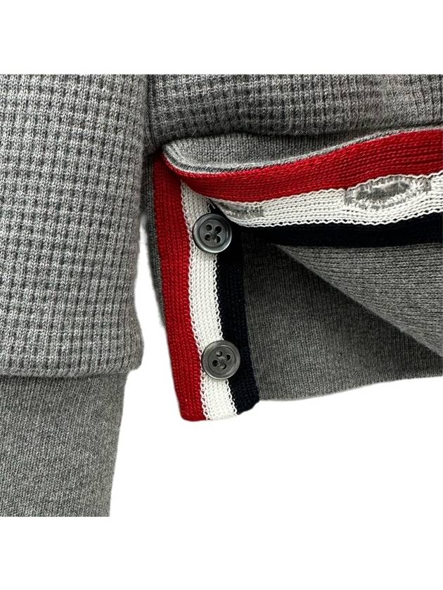 4 Bar Stripe Sweatshirt Grey - THOM BROWNE - BALAAN 6