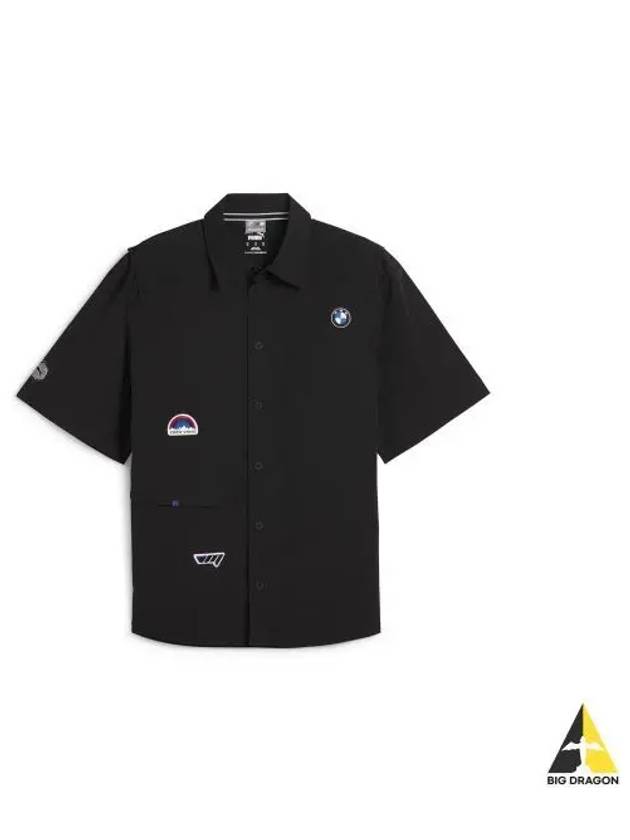 BMW MMS Summer Crew Short Sleeve Shirt Black 624618 01 - PUMA - BALAAN 1