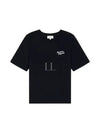 Handwriting Comfort Short Sleeve T-Shirt Black - MAISON KITSUNE - BALAAN 2