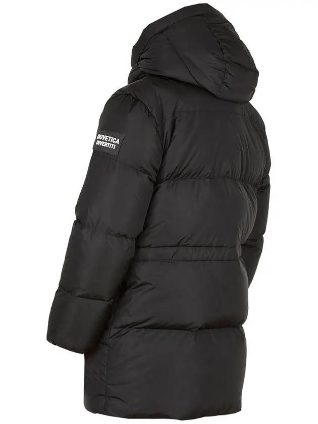 Tima Hooded Long Padding Black - DUVETICA - BALAAN 4