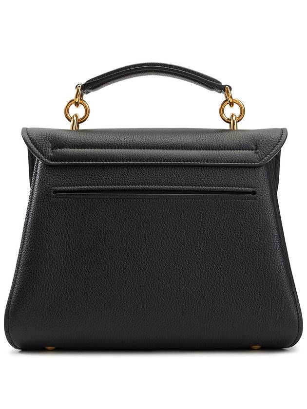 Gancini Small Tote Bag Black - SALVATORE FERRAGAMO - BALAAN 5