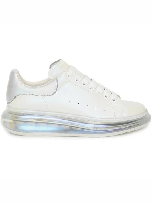 Men's Oversized Lace Up Low Top Sneakers White - ALEXANDER MCQUEEN - BALAAN 1