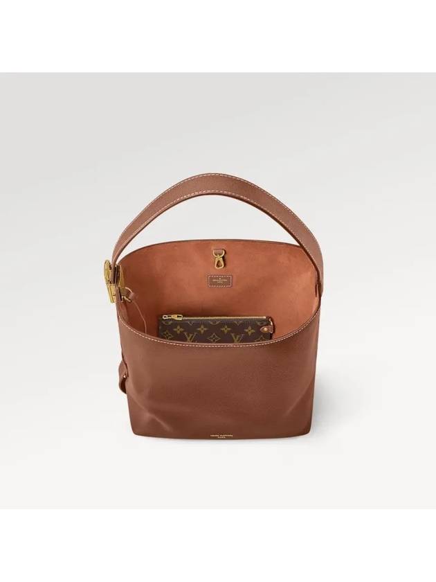 Low Key Hobo MM Shoulder Bag Cognac - LOUIS VUITTON - BALAAN 4