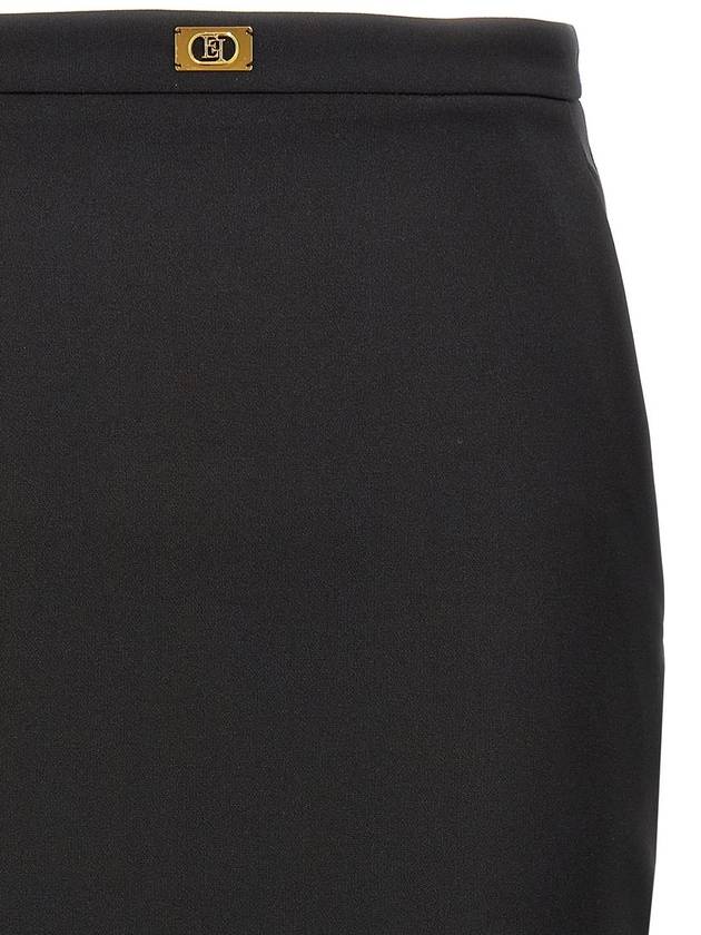 Elisabetta Franchi Longuette Skirt - ELISABETTA FRANCHI - BALAAN 3