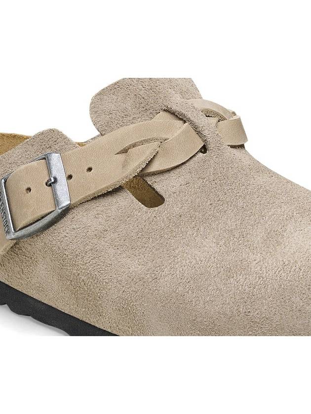 Boston Suede Mule Taupe - BIRKENSTOCK - BALAAN 5