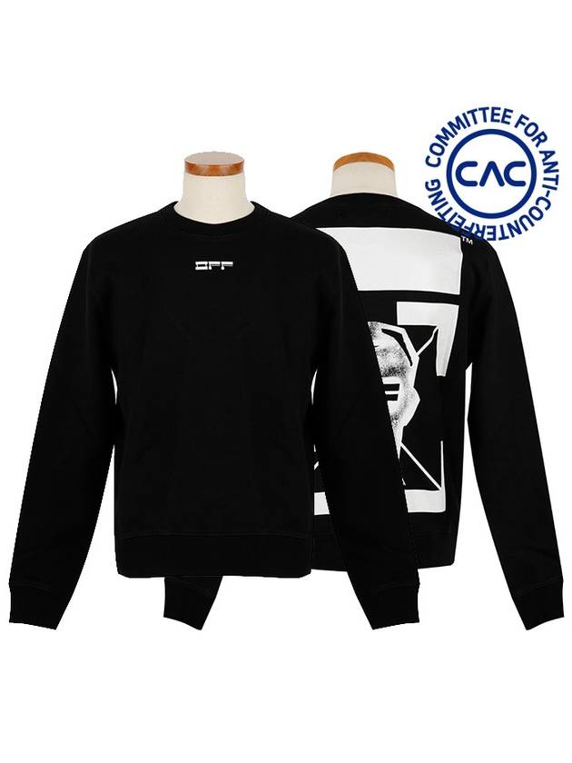 face logo sweatshirt black - OFF WHITE - BALAAN 4