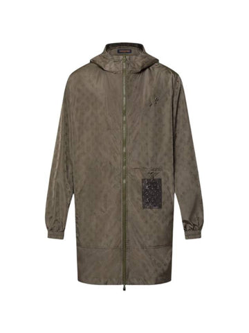 Monogram Mid-Length Nylon Windbreaker Tarmac - LOUIS VUITTON - BALAAN 1