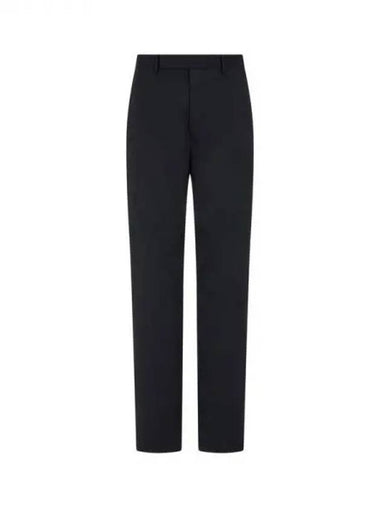 MEN slim fit wool blend pants black 271036 - RICK OWENS - BALAAN 1