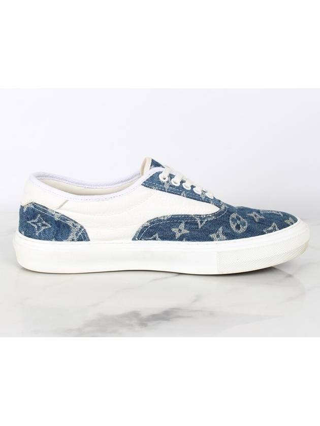 monogram denim sneakers 7 260 - LOUIS VUITTON - BALAAN 8