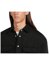 Overshirt Cotton Jacket Black - DIOR - BALAAN 5