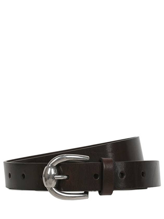 Buckle closure leather belt MAUDU265C5497 - BRUNELLO CUCINELLI - BALAAN 2