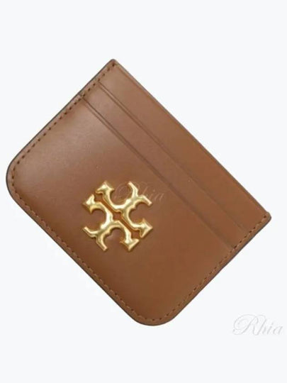 Eleanor Card Wallet Brown - TORY BURCH - BALAAN 2