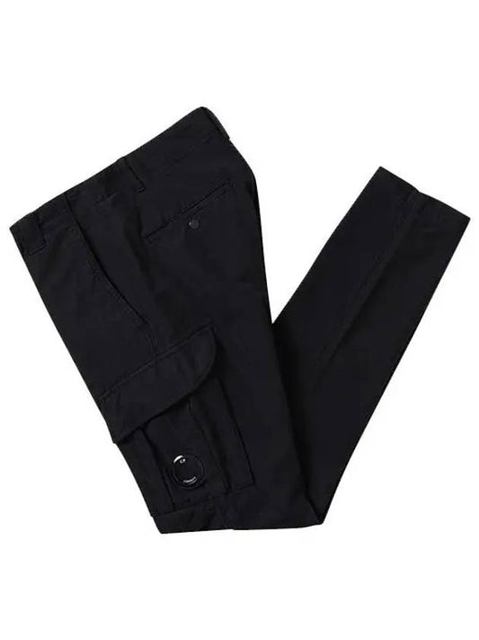 Men's Ottoman Straight Pants Black - CP COMPANY - BALAAN 2