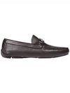 755611 02C398 Gancini Driver Loafers - SALVATORE FERRAGAMO - BALAAN 1