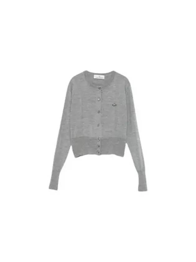 Bea Cropped Cardigan Grey - VIVIENNE WESTWOOD - BALAAN 2