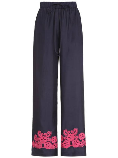 P.A.R.O.S.H. Embroidered Silk Trousers - P.A.R.O.S.H. - BALAAN 1