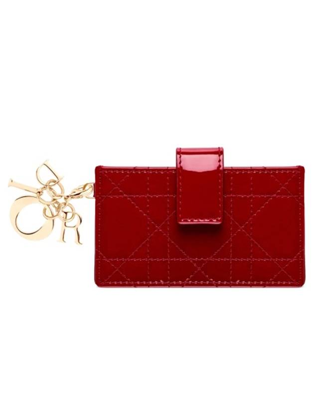 Lady Accordion 5 Gusset Card Wallet Red - DIOR - BALAAN 1