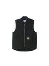 Dearborn Canvas Vest Black - CARHARTT WIP - BALAAN 2