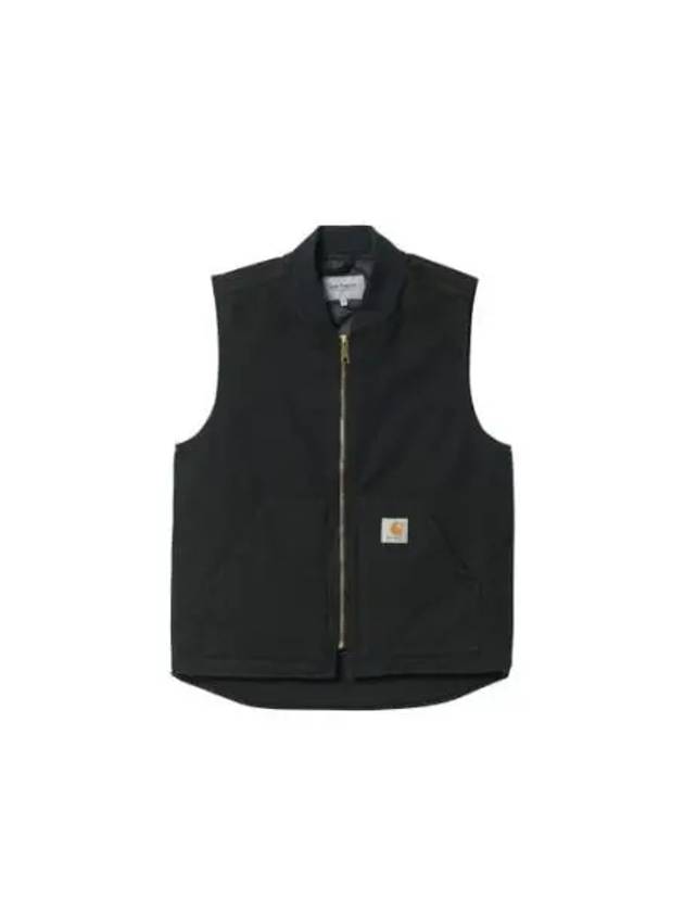 Dearborn Canvas Vest Black - CARHARTT WIP - BALAAN 2