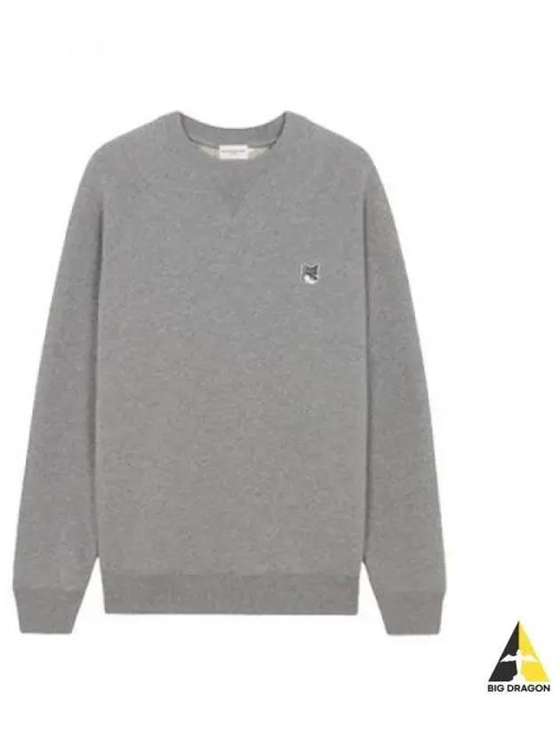 M Gray Fox Head Patch Sweatshirt 3COLOR GM00333KM0002 - MAISON KITSUNE - BALAAN 1