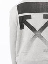 Degrade Arrow Sweatshirt Grey - OFF WHITE - BALAAN.