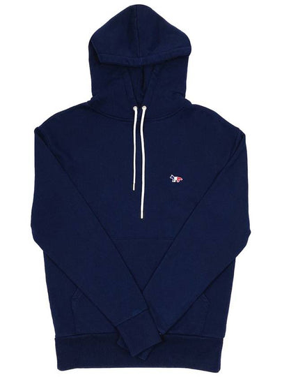 Tricolor Fox Patch Classic Hoodie Navy - MAISON KITSUNE - BALAAN 2