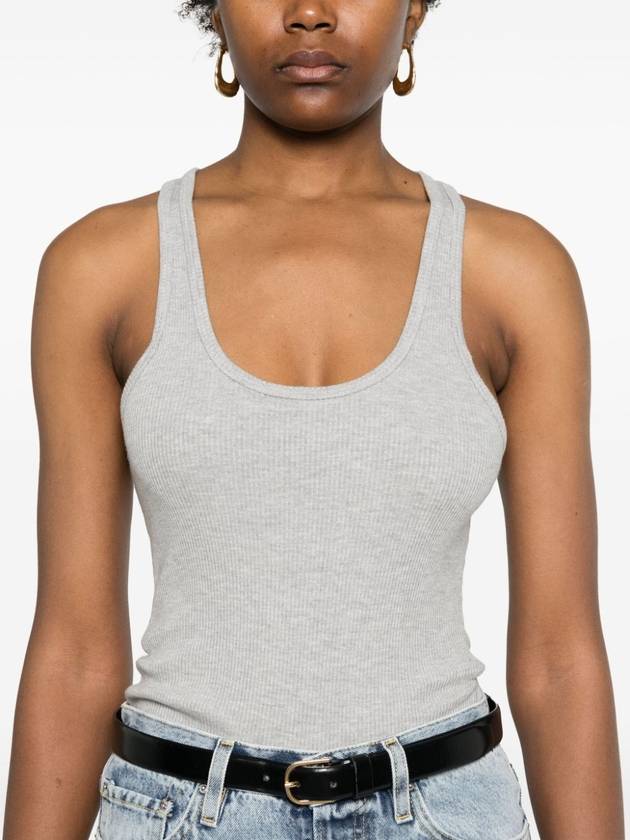 Bianca ribbed tank top - AGOLDE - BALAAN 4