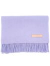 Wool Fringe Muffler Lilac Purple - ACNE STUDIOS - BALAAN 2