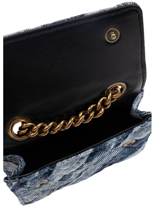 Kurt Geiger Wallet On A Chain Kensington Micro, Women's, Blue - KURT GEIGER - BALAAN 5