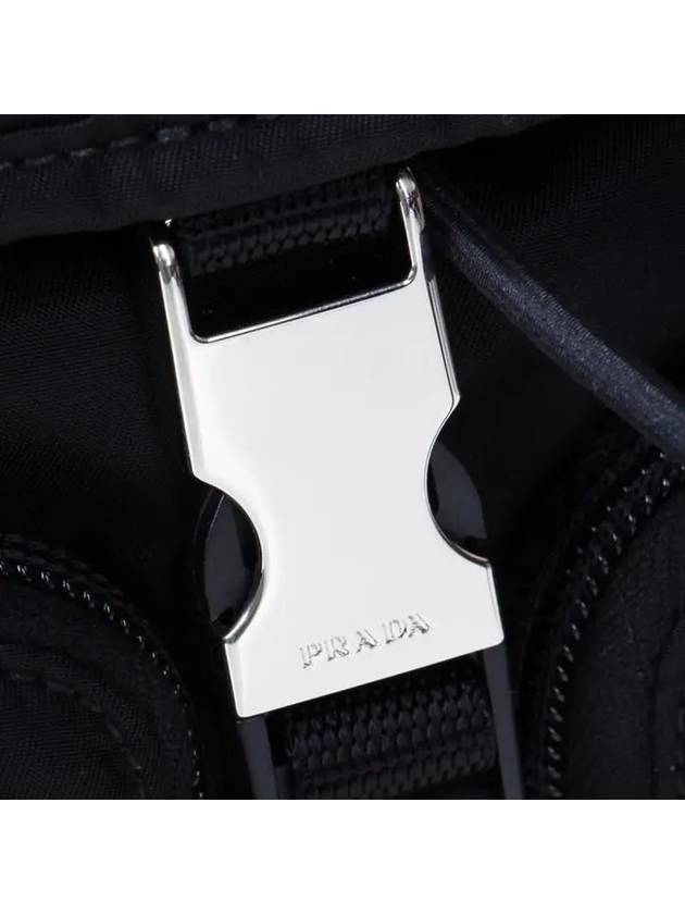 Pocono Drawstring Backpack Black - PRADA - BALAAN 7