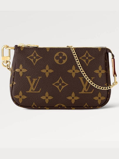 Monogram Mini Pochette Shoulder Bag Brown - LOUIS VUITTON - BALAAN 2