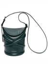 The Curve Small Bucket Bag Forest Green - ALEXANDER MCQUEEN - BALAAN 2