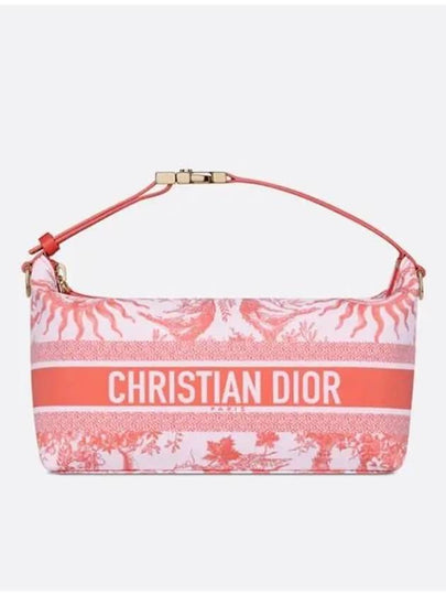 Dioriviera Nomad Medium Pouch Coral Orange - DIOR - BALAAN 2