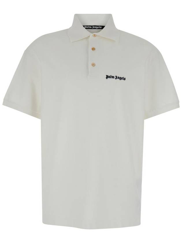 Polo T-shirt PMGB012S24FAB0020310 - PALM ANGELS - BALAAN 2