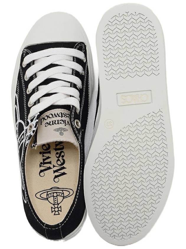 ORB Logo Low Top Sneakers Black - VIVIENNE WESTWOOD - BALAAN 4