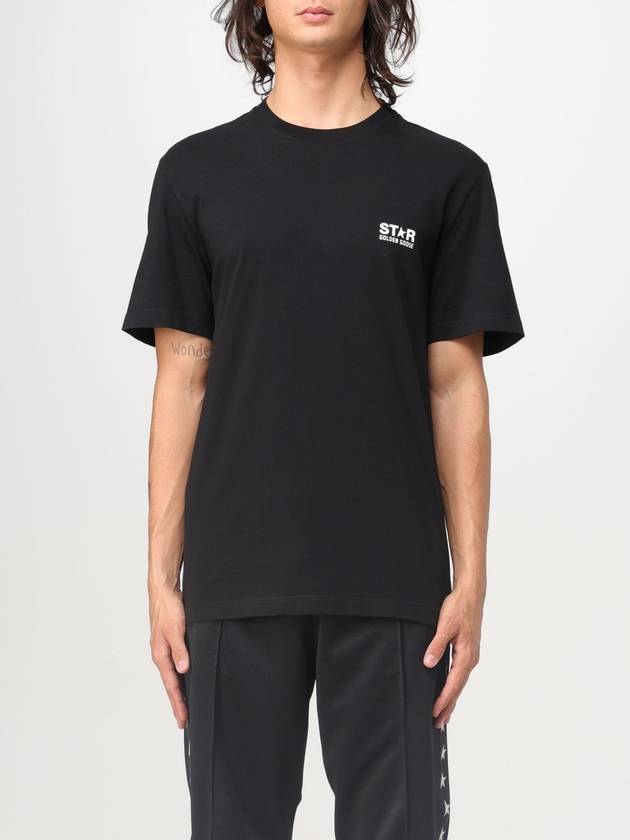 Star Collection Logo Short Sleeve T-Shirt Black - GOLDEN GOOSE - BALAAN 2