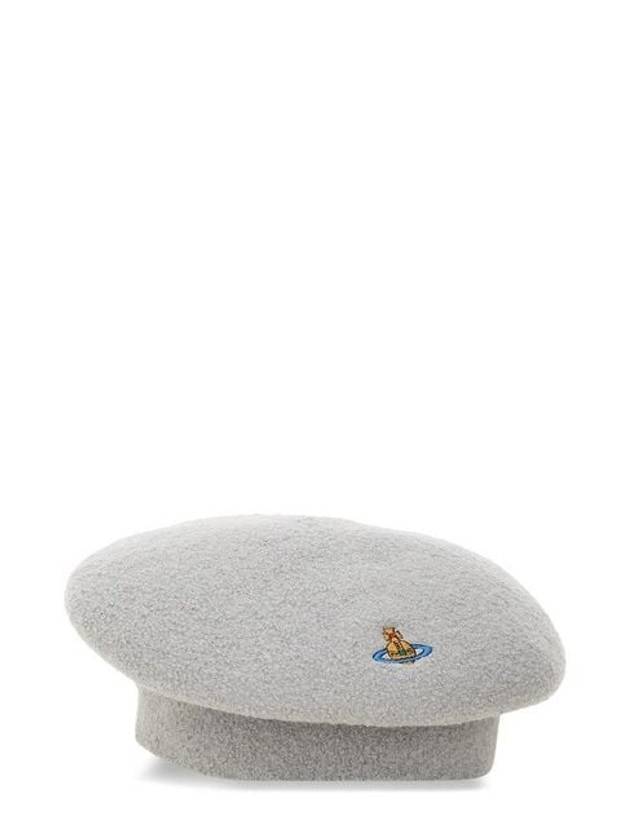 ORB Logo Beret Grey - VIVIENNE WESTWOOD - BALAAN 2