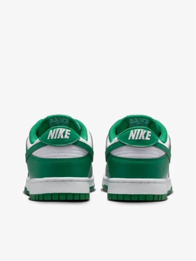 Dunk Retro Low Top Sneakers White Malachite - NIKE - BALAAN 7