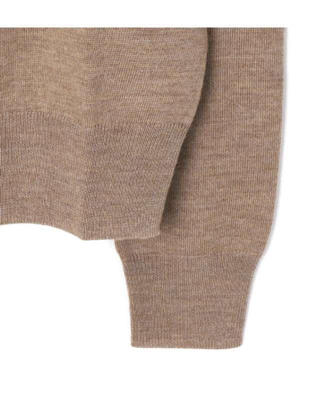 Basil Jumper Wool Knit Top Beige - ISABEL MARANT - BALAAN 6