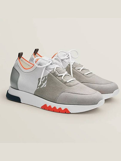 Exploit Knit Low Top Sneakers Gris - HERMES - BALAAN 2