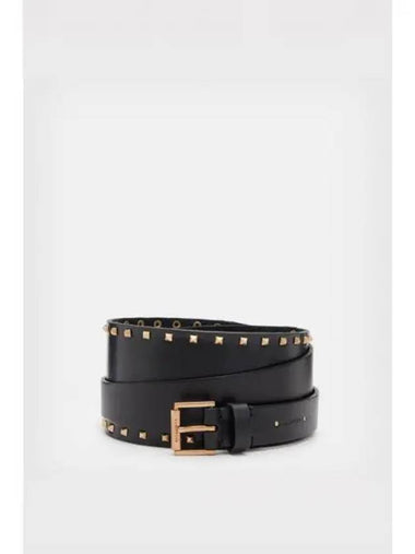 Maxi Studded Alcor Belt WZ506X 6405 Black - ALLSAINTS - BALAAN 1