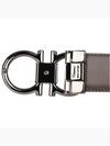 Gancini Reversible Adjustable Calfskin Leather Belt Black - SALVATORE FERRAGAMO - BALAAN 7